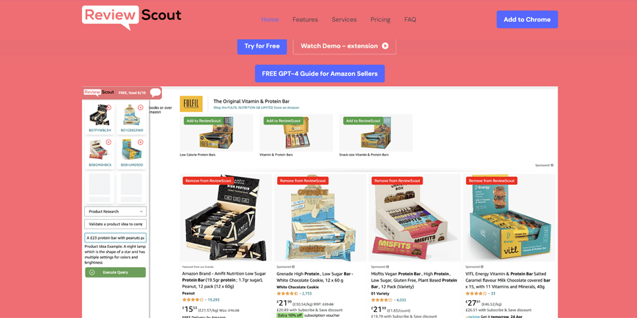 ReviewScout.ai: AI-Driven Amazon Transformation