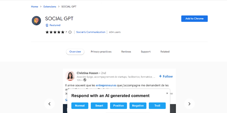 Social GPT: Personalized Suggestions for Engaging Social Interactions