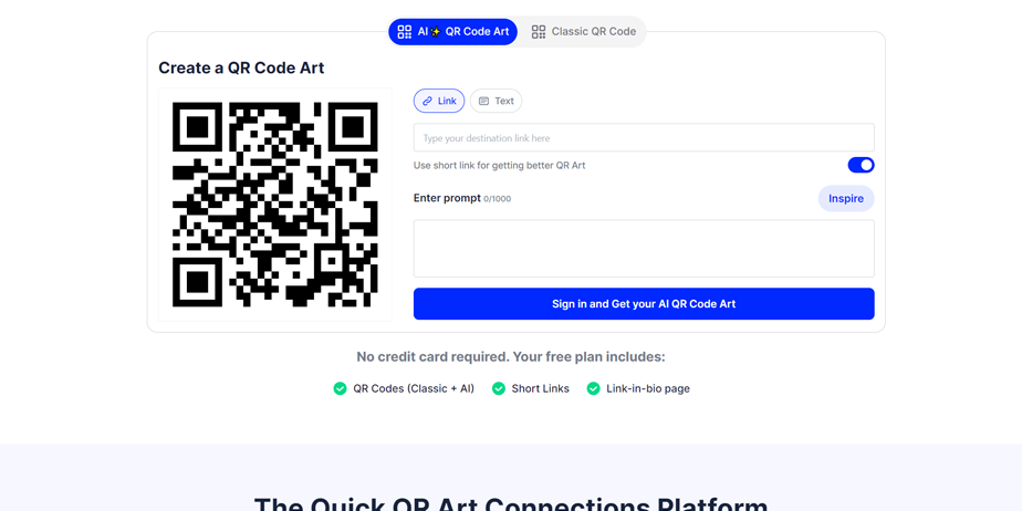 QuickQR Art: Create Scannable QR Codes with Artistic Designs