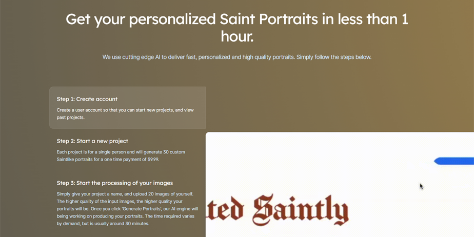 Painted Saintly: Transform Yourself into a Work of Art
