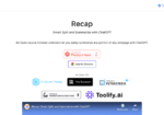 Recap: Efficient Web Summarization with ChatGPT