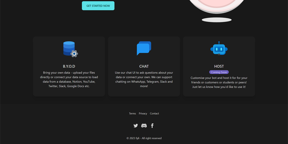 fyli – Personalized AI Assistant for Chatbot Creation