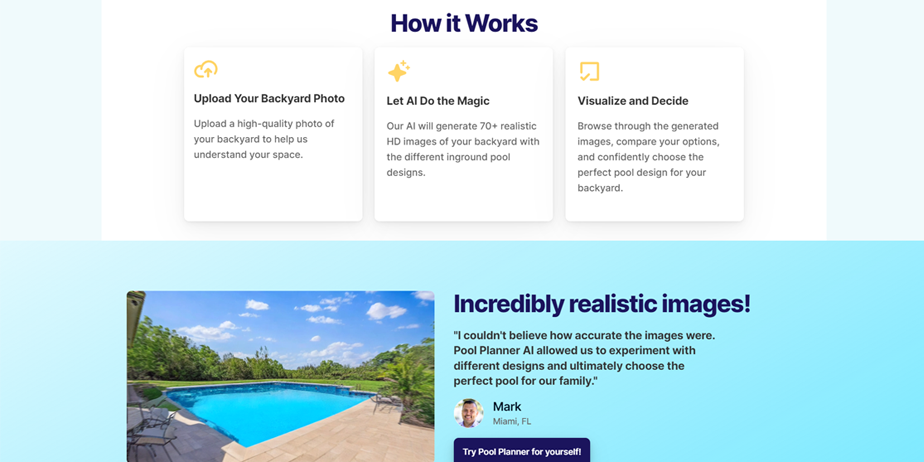 Pool Planner AI: Dive into Your Dream Backyard